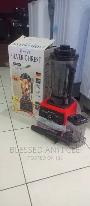 High Quality Silver Chrest (9000W) Blender (3liter)