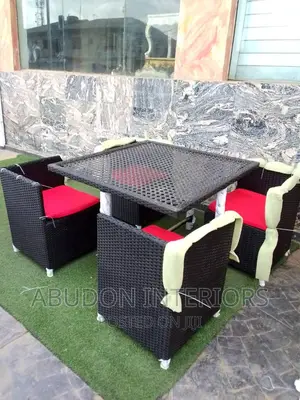 Square Shaped 4 in 1 Outdoor Chairs