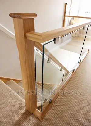 Oak and Glass Staircase
