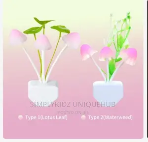 Led Mushroom Night Light Automatic on/Off Sensor Light.
