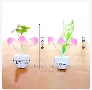 Led Mushroom Night Light Automatic on/Off Sensor Light.