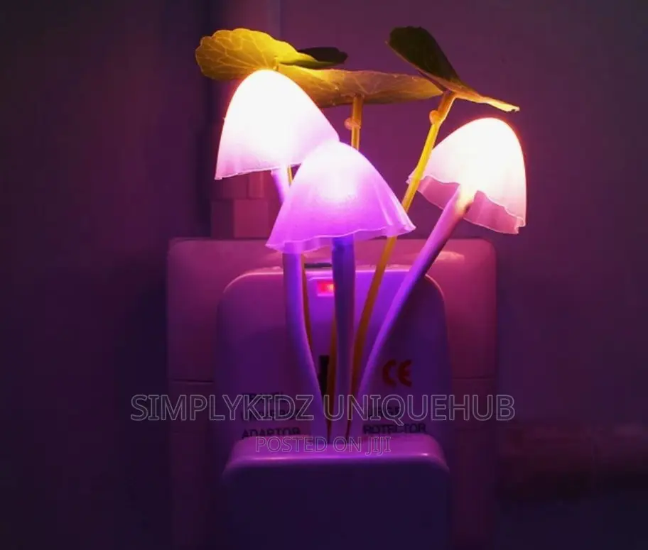 Led Mushroom Night Light Automatic on/Off Sensor Light.