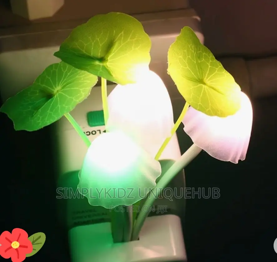 Led Mushroom Night Light Automatic on/Off Sensor Light.