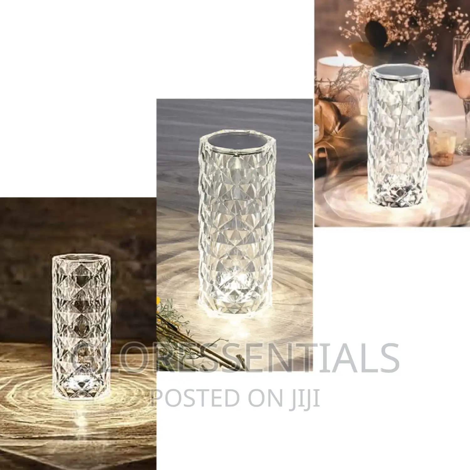 Crystal Rechargeable Lamp