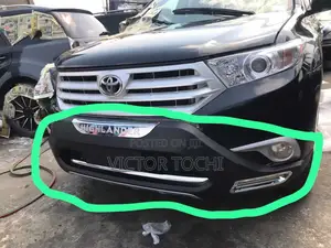 Front Back Bumper Fancy Abs Highlander 2012 /13