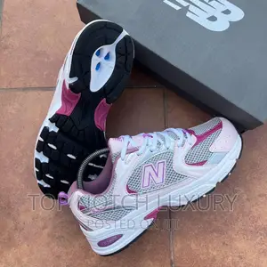 Original New Balance 530 White Pink Women Sneakers