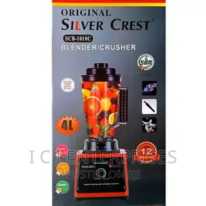 Silvercrest 4liters 2 in 1 Jar, Food Crusher Blender