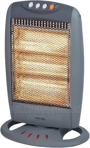Warmlite Wl42005 3 Bar Halogen Heater With Carry Handle.