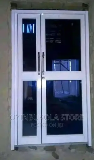 Diva White Aluminium Glass Door