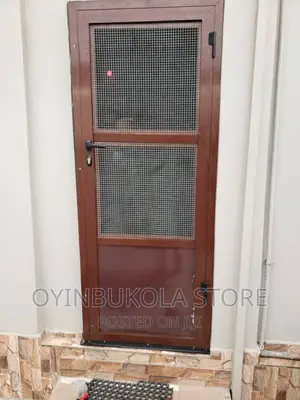 Brown Aluminium Steel Door