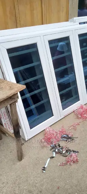 Three Way Casement Window With Security Bars