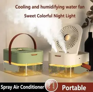 Rechargeable Dual Spray Mini Mist Fan