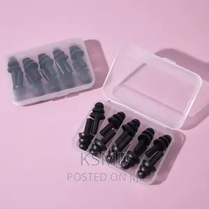 Pair Rubber Earplugs Sleeping Noise Reduction Ear Protection