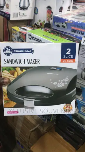750watts Crown Star 2 Slice Sandwich Maker