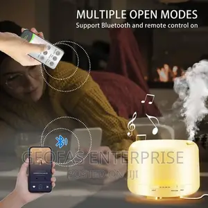Aroma Air Humidifier Aroma Essential Oil Diffuser+BT Speaker