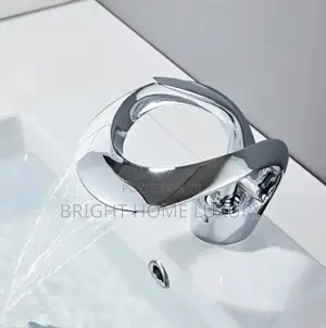 Chrome Stainless Waterfall Bathroom Basin Mixer Tap