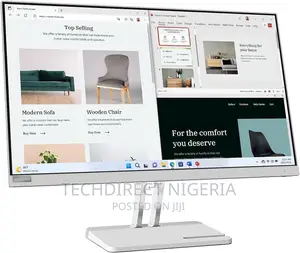 Lenovo L27e-40 27 Inch Full HD Monitor - Cloud Grey