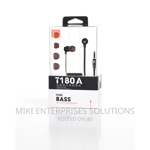 JBL T180A Pure Deep Bass in-Ear Earphones Headphones 3.5mm J