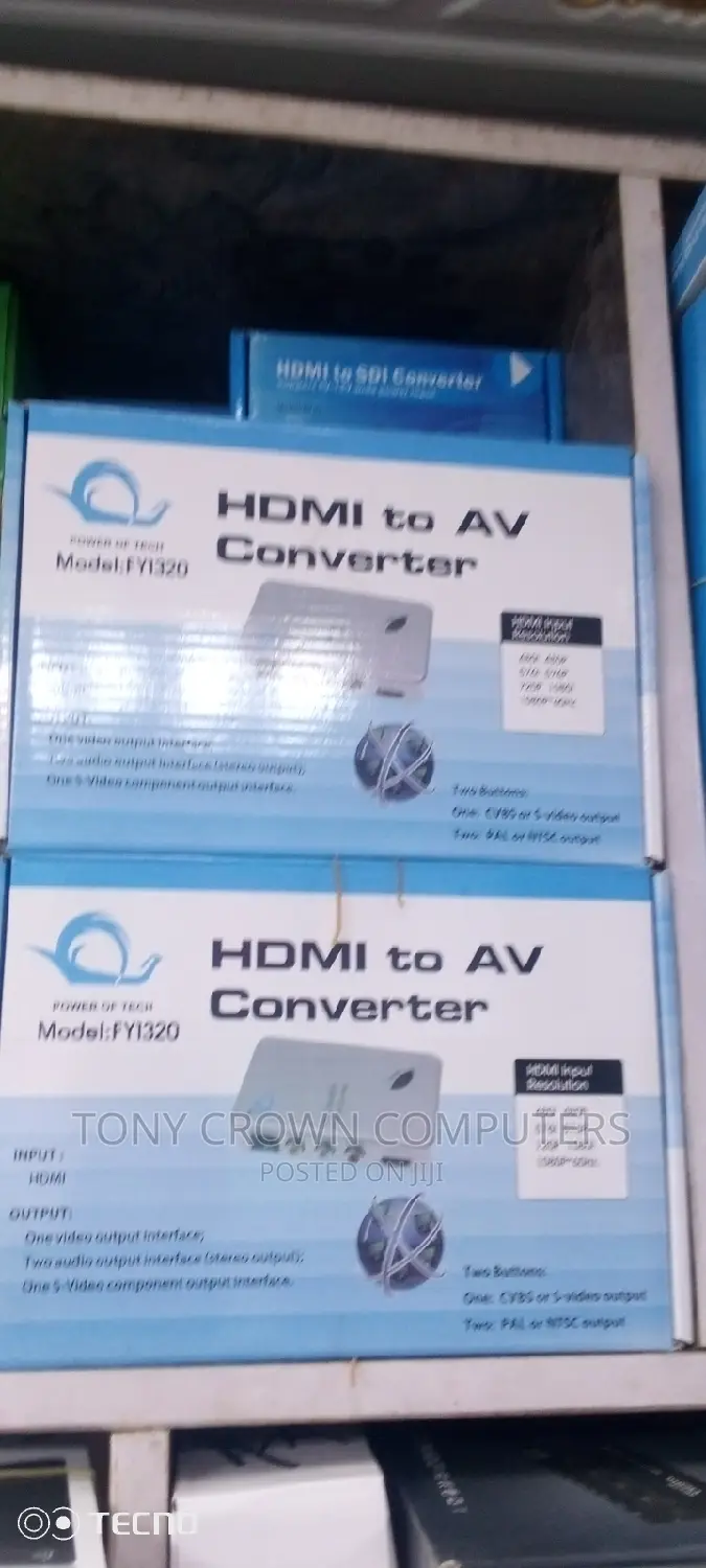HDMI to AV Converter Device