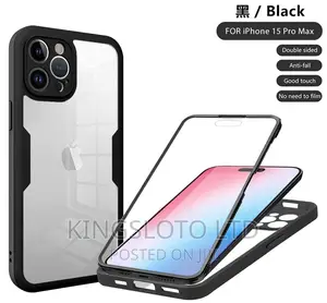 360 Front and Back Case for iPhone 12, 13,14,15 Pro Max