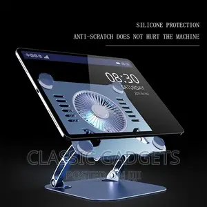 Foldable Laptop Tablet Stand With Cooling Fan