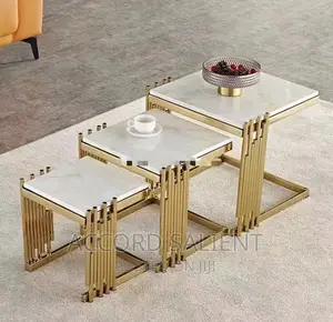 3 in 1 Marble Side Stools