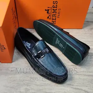 Luxury Hermes Italian Leather Shoe
