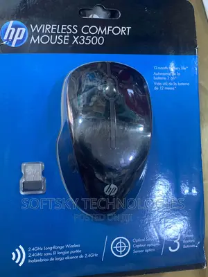 Hp X3500 Wireless Comfort Mouse H4k65aa
