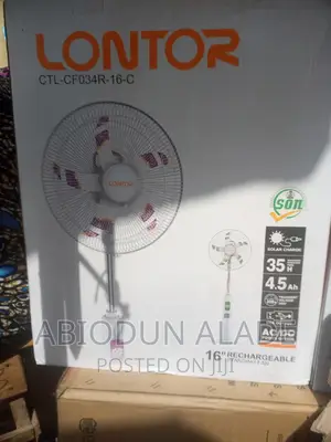 16" Lontor Rechargeable Fan