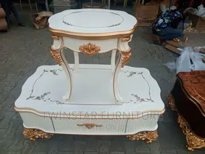 New Modern Royal Centre Table With 2 Side Stools