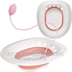Foldable Sitbath Bowl With Flusher - Over the Toilet