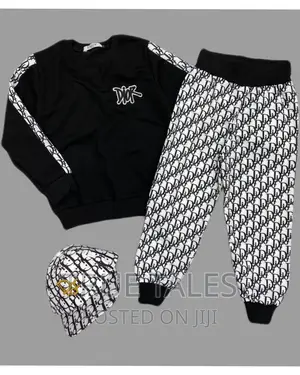 Unisex 3in1 Turkey Dior Joggers Set With Cap