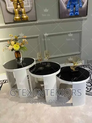 Glass Top Side Stools
