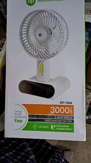Rechargeable Mini Fan With High Battery Capacity