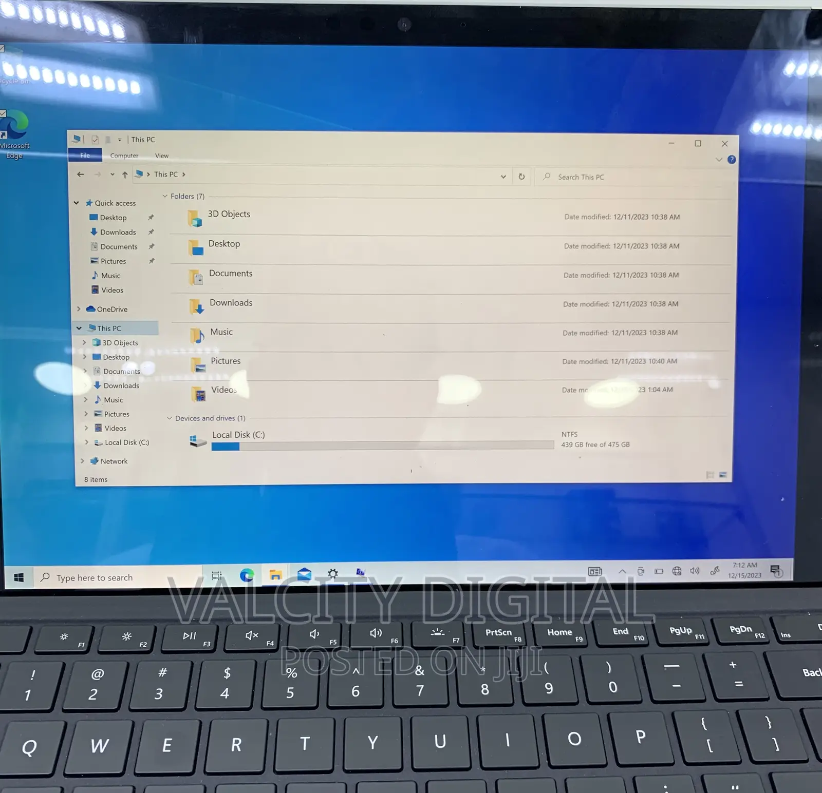 Laptop Microsoft Surface Pro 6 16GB Intel Core i7 SSD 512GB
