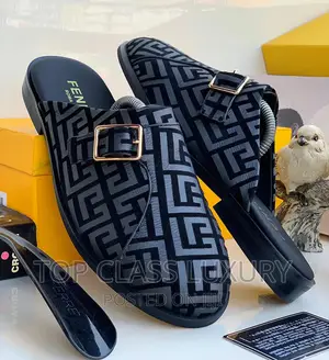 High Quality Fendi Luxury Designer Half Shoe