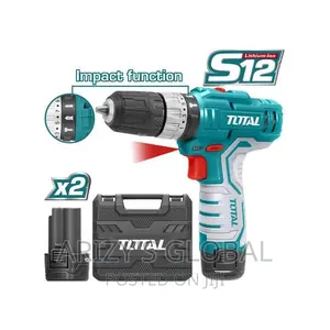 Total Heavy Duty Cordless Drill 12v