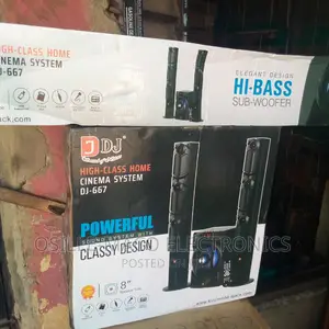 Dj-667 Powerful Sound System With Classy Desingn
