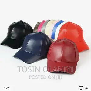 Leather Face Cap