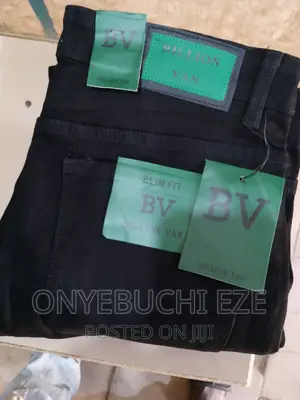 Men's Slim Fit Black Jeans