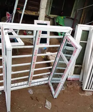 Casement Window Wit Security Bars