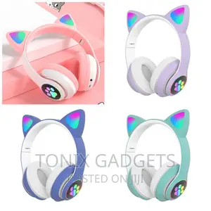 Glowing Wireless Cat Ear Headphones
