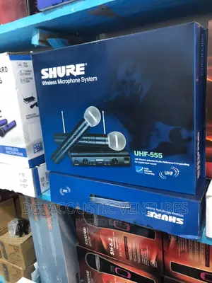 UHF 555 Shure Wireless Microphone