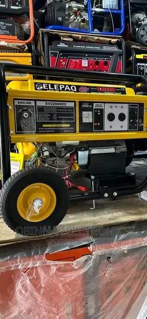 Brand New ELEPAQ(SV22000E2)6.5KVA Generator/ Full Copper/