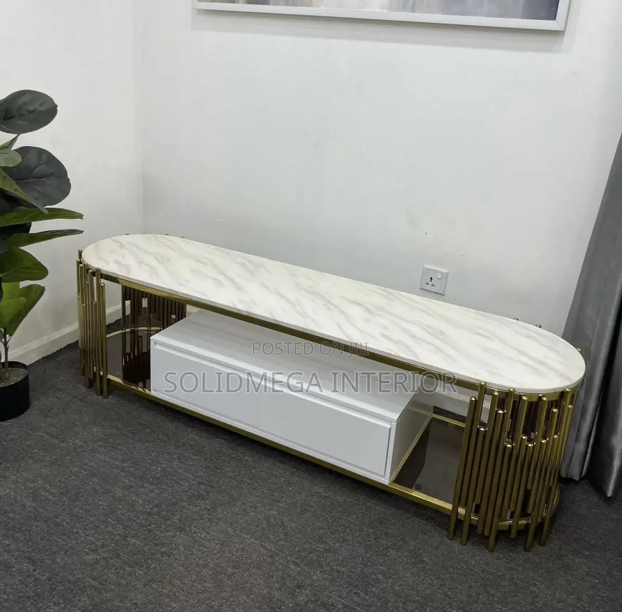 Solid Interior Mini Tv Stand