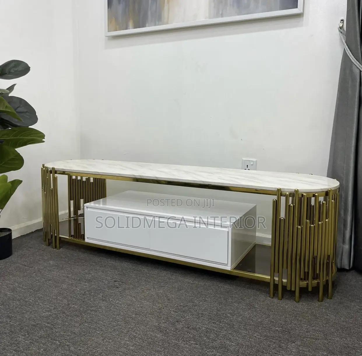 Solid Interior Mini Tv Stand