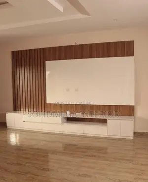 Solid Interior Wall Tv Stand