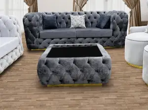 Solid Interior Single 3 Seater and Center Table
