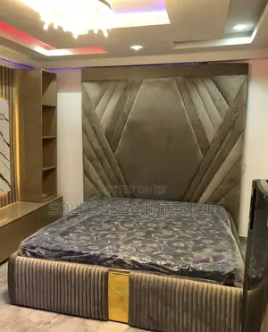 Solid Interior Wall Bedframe