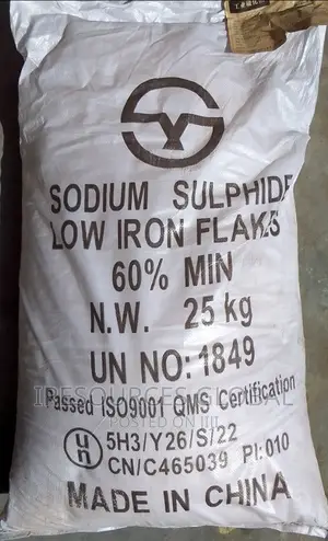 Sodium Sulfide Flakes Yellow 60% Min